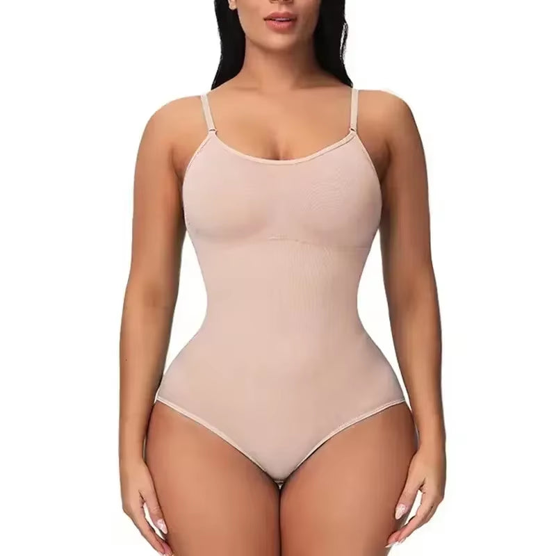 Women's Seamless Bodysuit with Tummy Control and Butt Lifting - All-Day Comfortable Shapewear