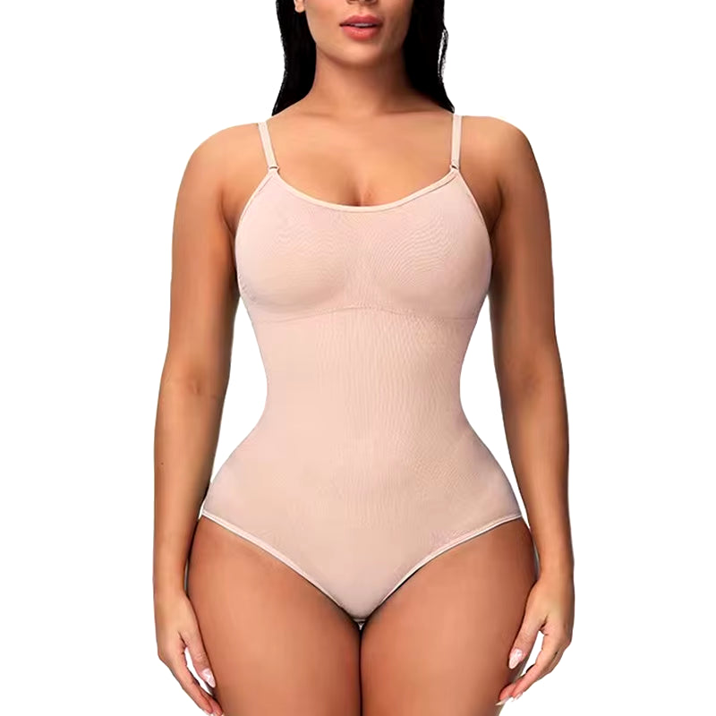 Original High Elastic Bodysuit for Women Tummy Control Shapewear Seamless Sculpting Thong Body Shaper Slimmer Slimming Tank Top