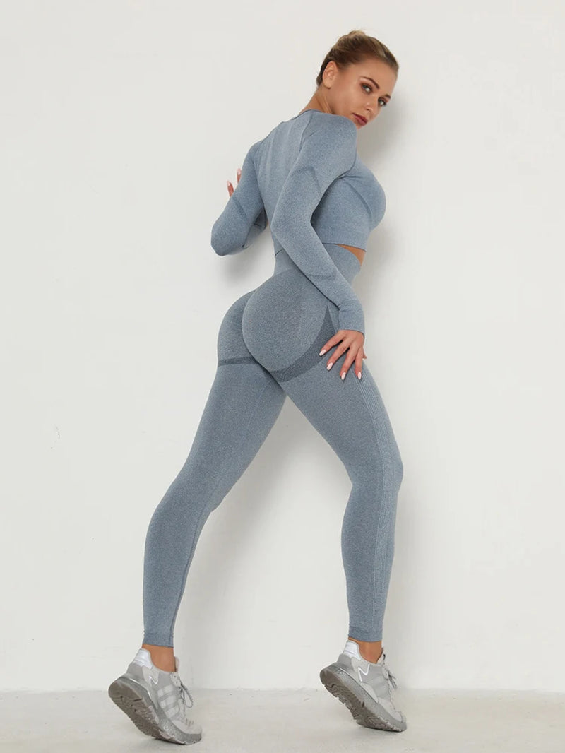 Women Seamless Workout Leggings High Waist Push up Leggings Ladies Sexy Gym Legging Fashion Black Sports Leggings