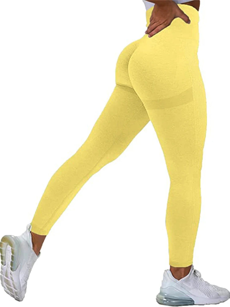 Women Seamless Workout Leggings High Waist Push up Leggings Ladies Sexy Gym Legging Fashion Black Sports Leggings