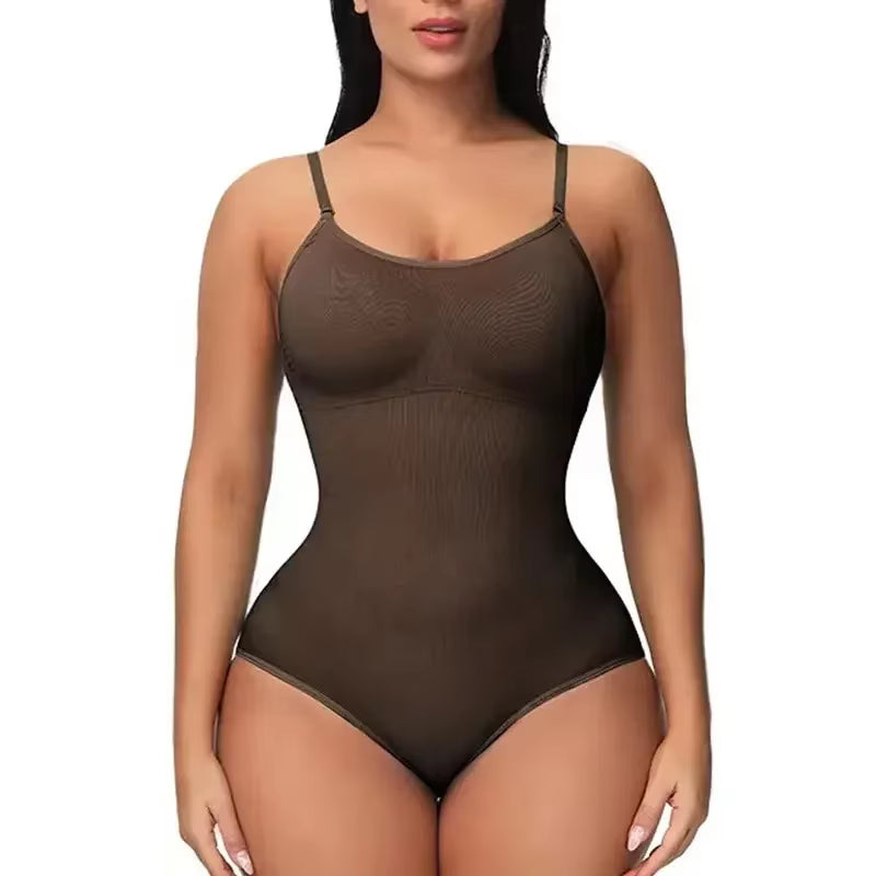 Women's Seamless Bodysuit with Tummy Control and Butt Lifting - All-Day Comfortable Shapewear
